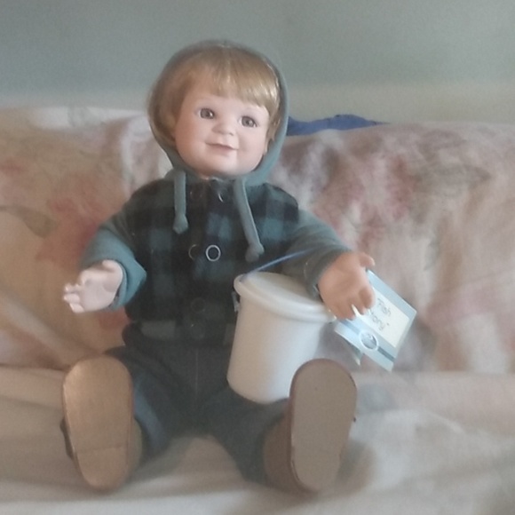 Porcelain boy Doll. - Picture 1 of 5